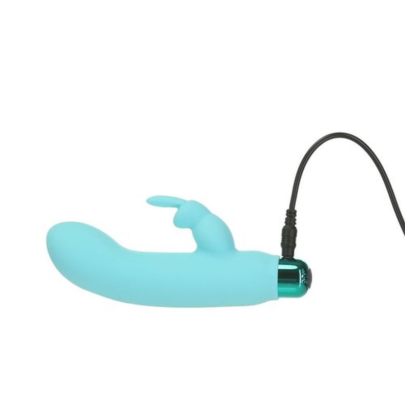 Powerbullet Alices Bunny Rechargeable Bullet W Rabbit Sleeve Teal