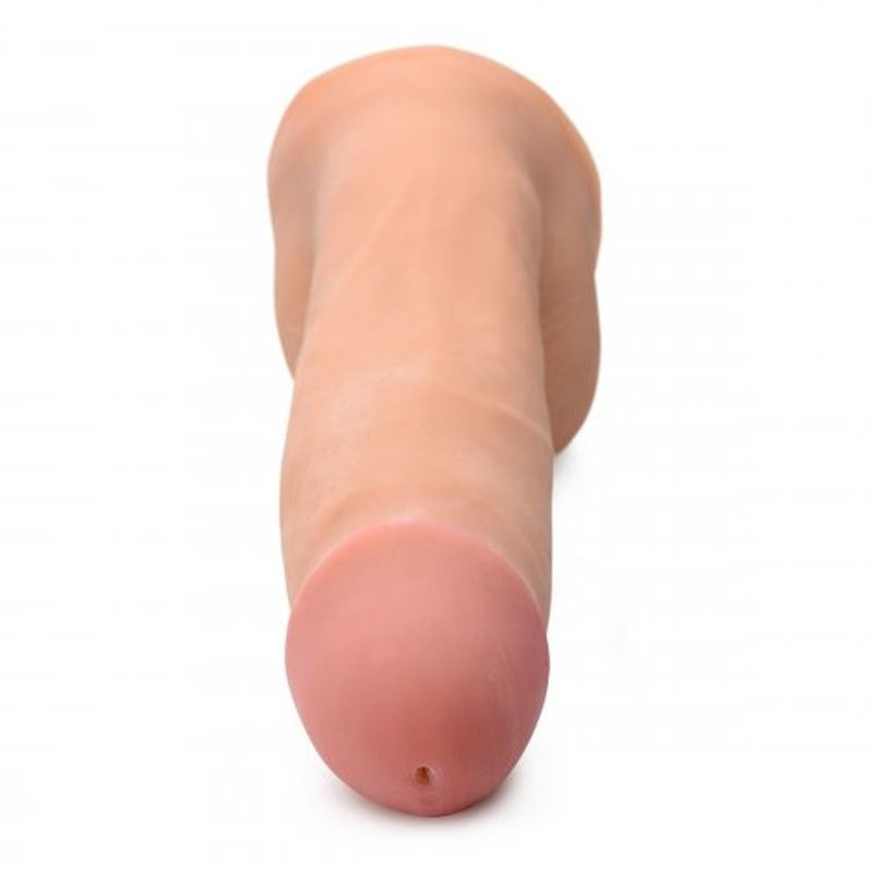 Loadz 8In Dual Density Squirting Dildo With Balls Reservoir