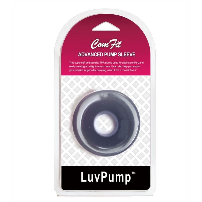 Silicone Donut Cushion Black For Pump Cylinder 1.75In 2.15In Dia - Black - Large