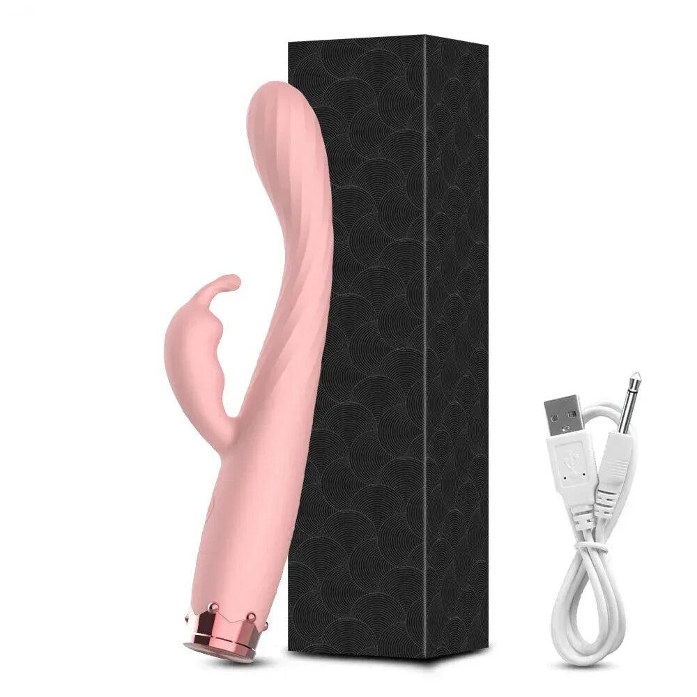 Vagina Vibrator for Women Clit Nipple Stimulator G Spot Pleasure Female Masturbator - Zd060 Pink